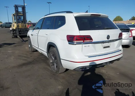 2021 Volkswagen Atlas 3.6L V6 Se W/Technology R-Line из США, поврежденный, VIN 1V2PR2CAXMC552564